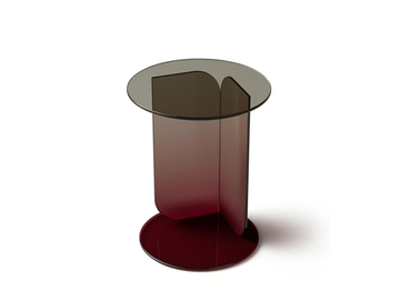 PICASSO - Round glass coffee table by Santalucia Mobili - view 2
